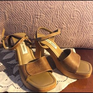 Steve Madden high heel leather sandal